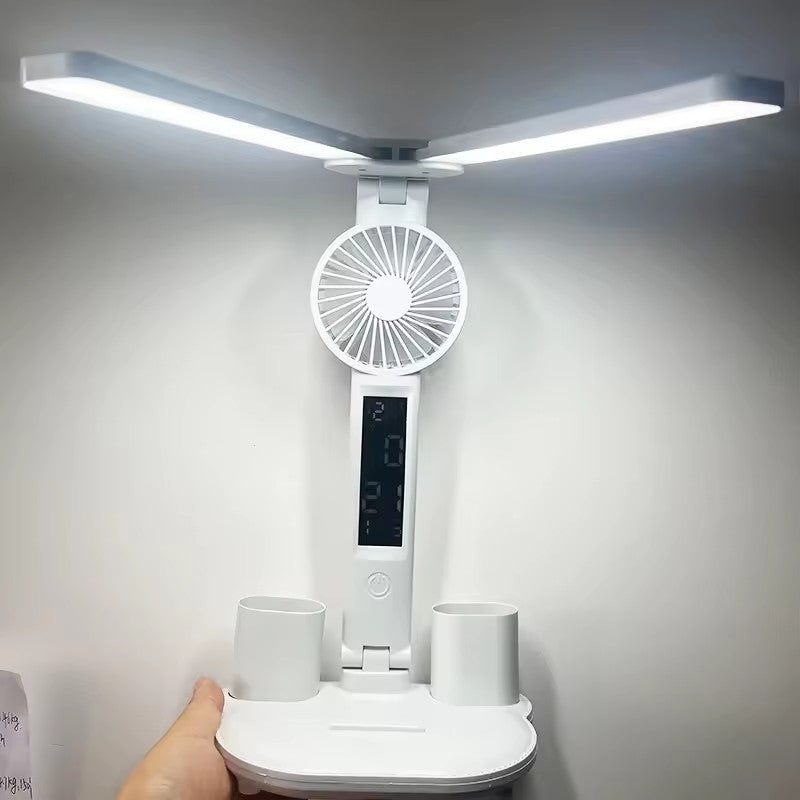 LÁMPARA LED CON VENTILADOR