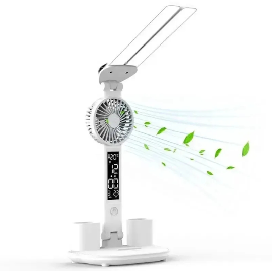 LÁMPARA LED CON VENTILADOR