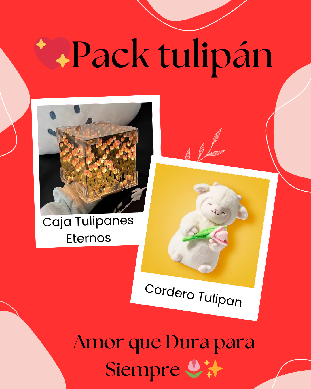 💖 Pack Tulipán – Amor que Dura para Siempre 🌷✨